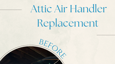 Air Handler Before & After Photo